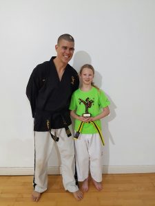 Taekwondo School Sway Star Student